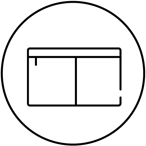 Icono de divisor central